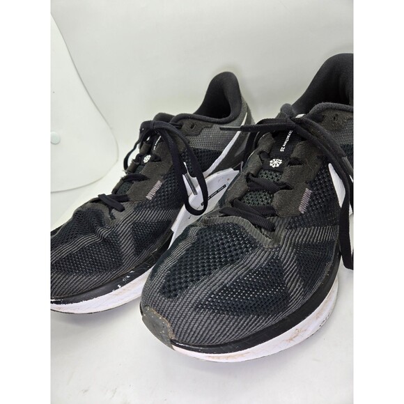 Nike Air Zoom Structure 25 Shoes Mens 8.5 Black Running Athletic Workout Sneaker - Picture 4 of 8